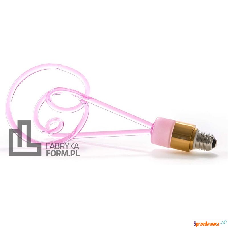 Żarówka LED Twist różowa - Żarówki i oprawki - Chrośnica