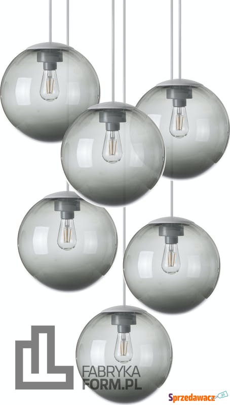 Lampa wisząca Spheremaker 6 ciemnoszara - Lampy wiszące, żyrandole - Suwałki
