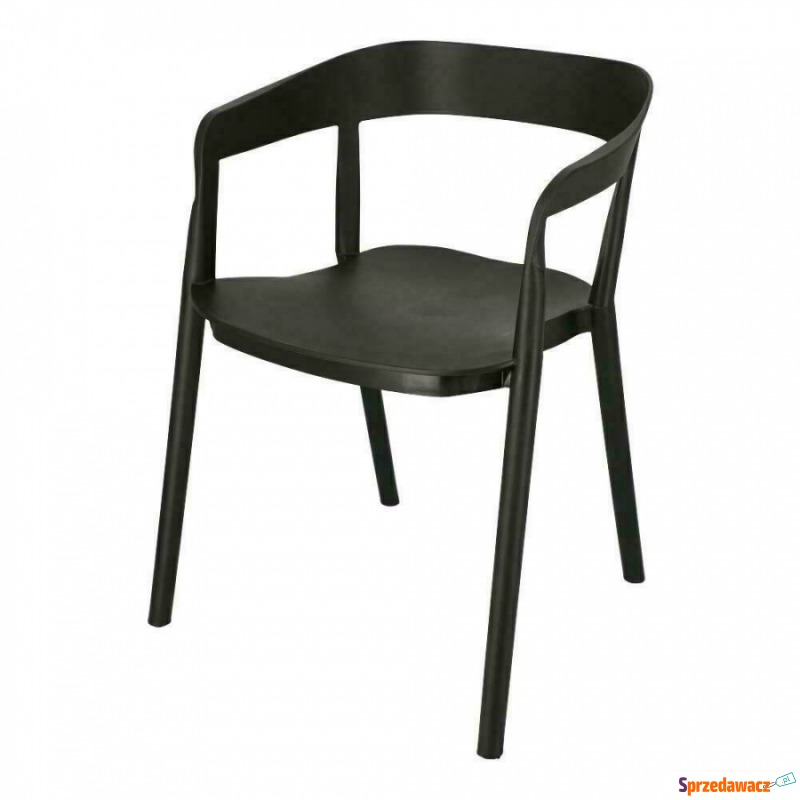 Krzesło Bow czarne - Krzesła do salonu i jadalni - Piła