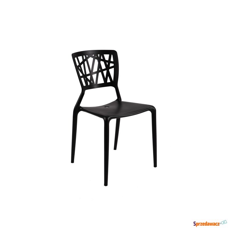 Krzesło Bush czarne - Krzesła do salonu i jadalni - Jarosław