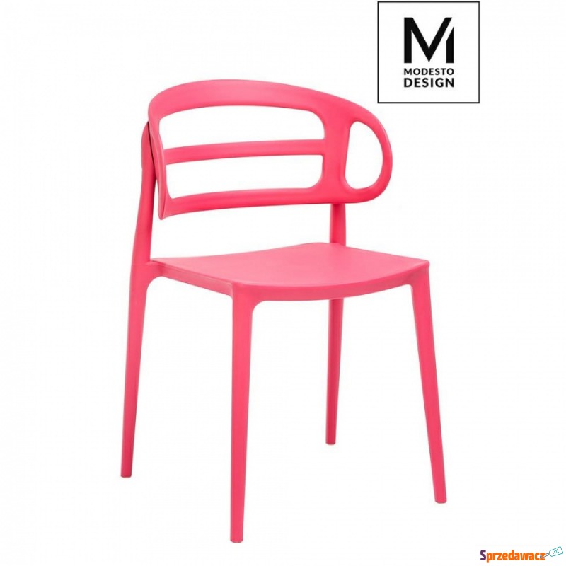 MODESTO krzesło MARCUS czerwone - polipropylen - Krzesła do salonu i jadalni - Sandomierz