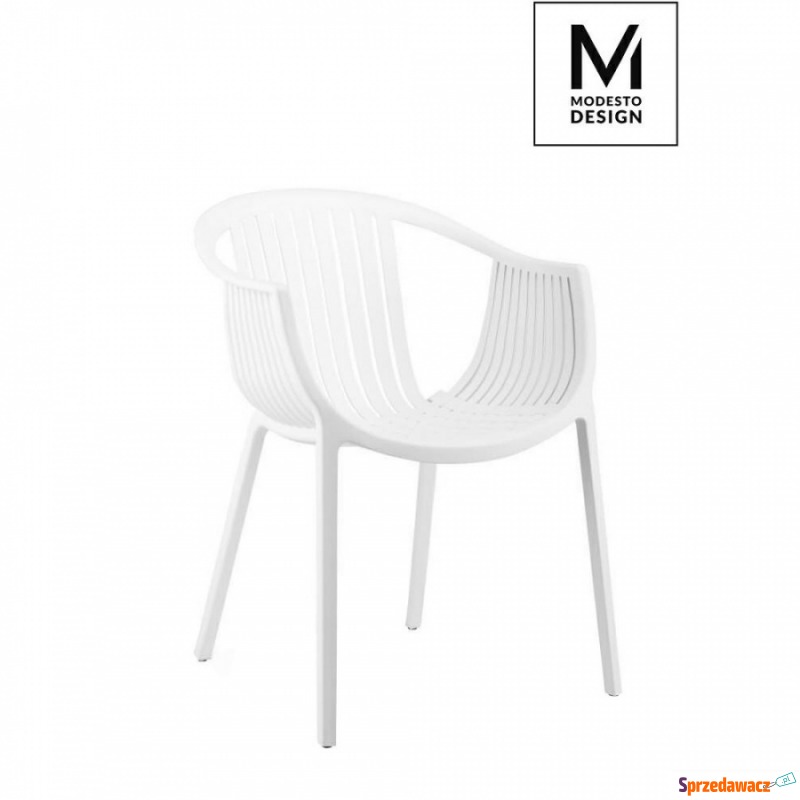 MODESTO krzesło SOHO białe - polipropylen - Krzesła do salonu i jadalni - Toruń