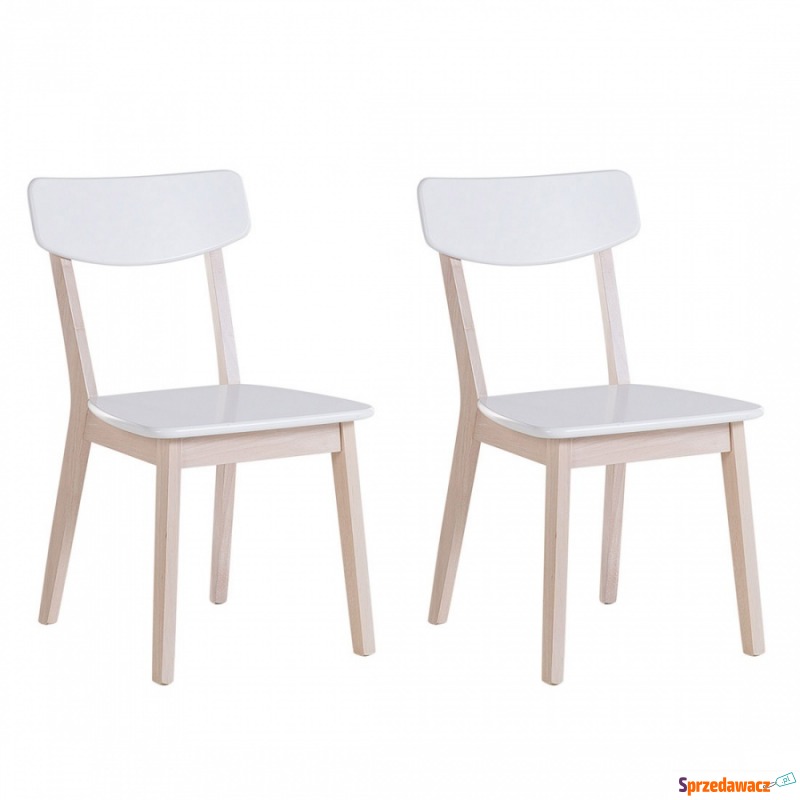 Zestaw do jadalni 2 krzesła białe Orlando BLmeble - Krzesła kuchenne - Włocławek