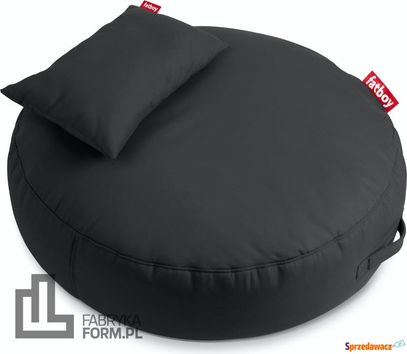 Puf Pupillow antracytowy - Sofy, fotele, komplety... - Chełm