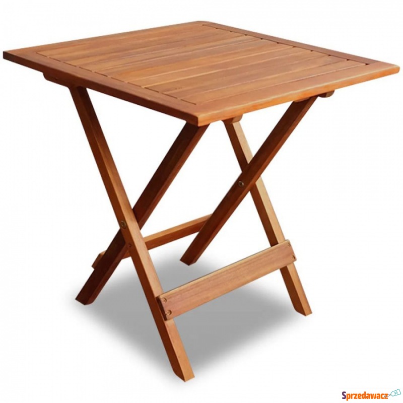 Stolik ogrodowy z drewna akacjowego - Stoły, ławy, stoliki - Ostrołęka