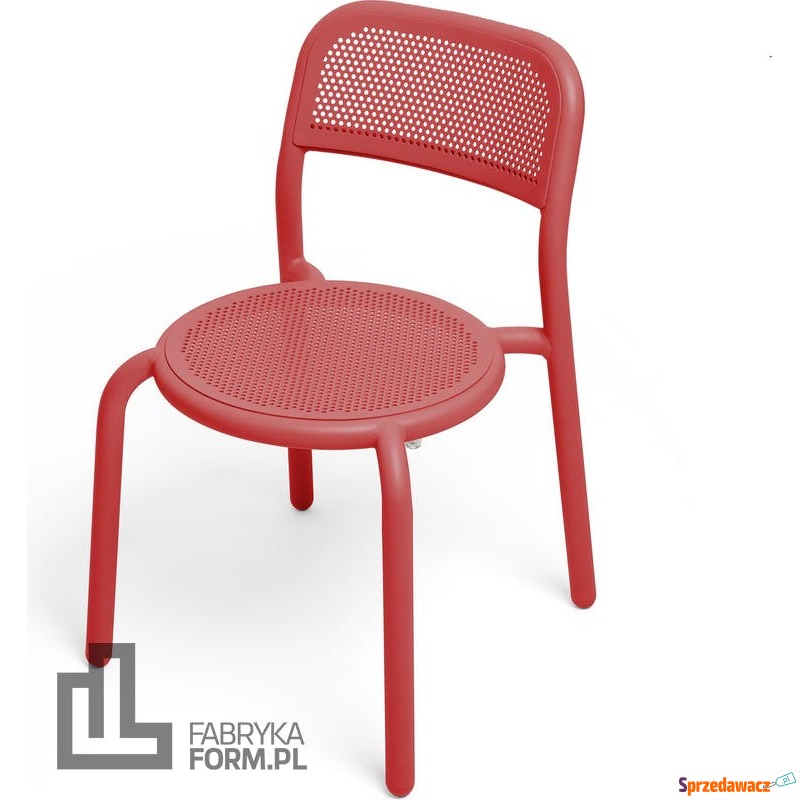 Krzesła ogrodowe Toni 4 szt. czerwone - Fotele, sofy ogrodowe - Kwidzyn