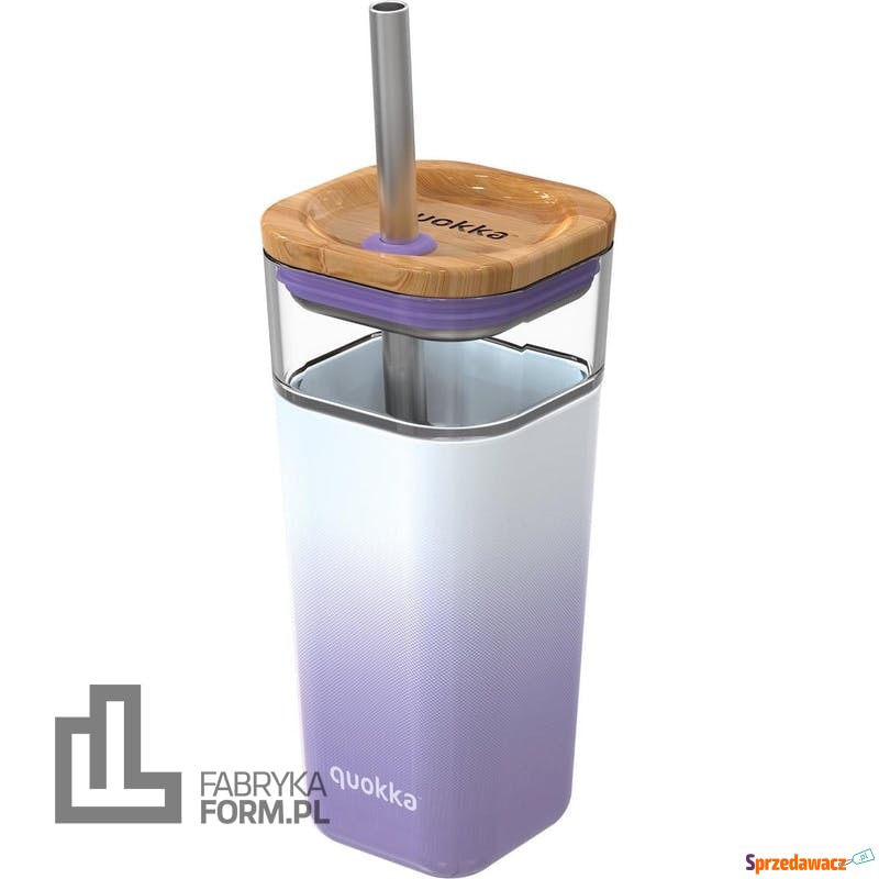 Kubek Quokka Liquid Cube Lilac Gradient 540 ml... - Termosy, kubki termiczne - Sochaczew