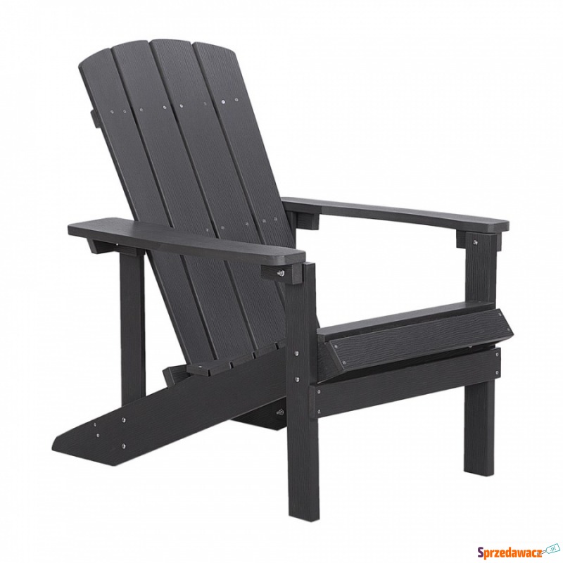 Krzesło ogrodowe ciemnoszare ADIRONDACK - Krzesła ogrodowe - Krotoszyn