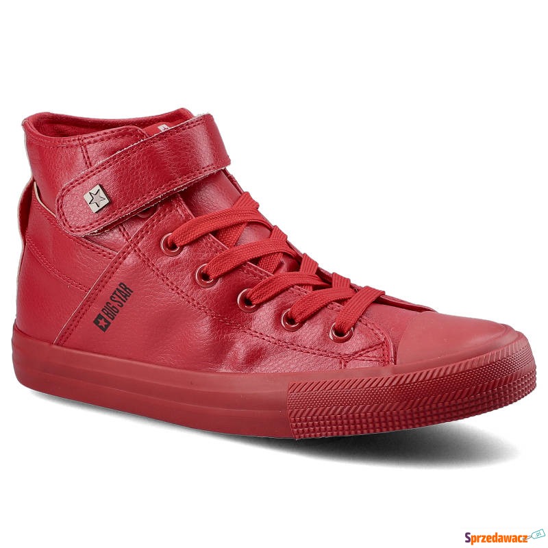 Czerwone Sneakersy Big Star Damskie Buty Na Rzep - Półbuty damskie - Gierałcice