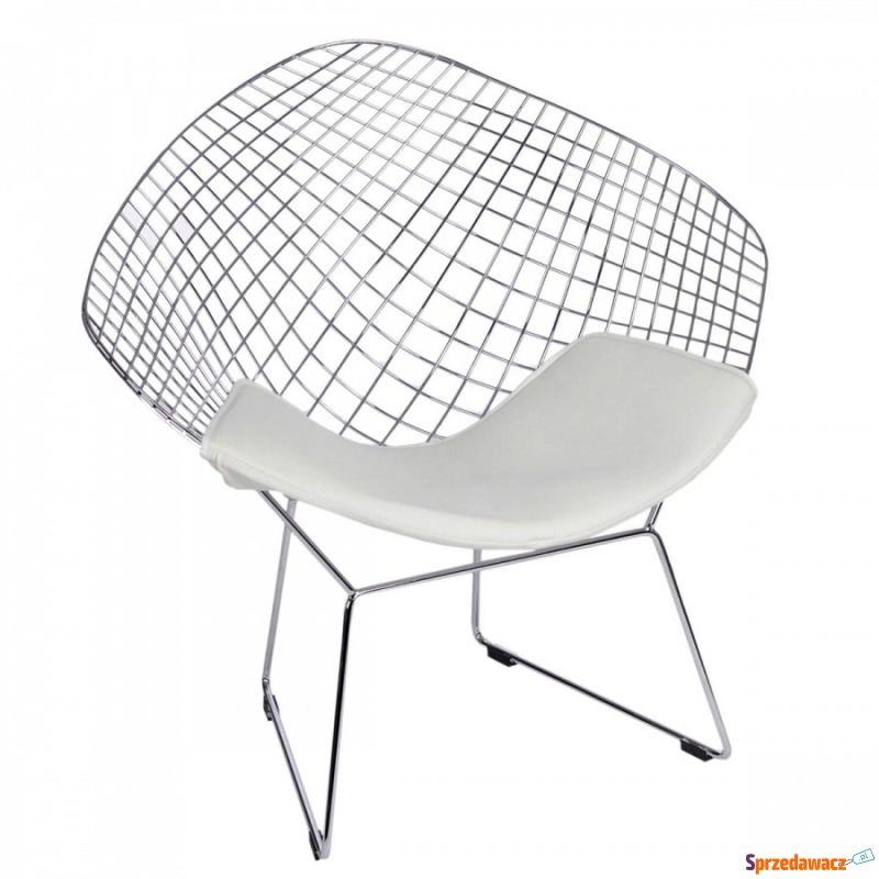 Krzesło HarryArm D2.Design białe - Krzesła do salonu i jadalni - Pabianice