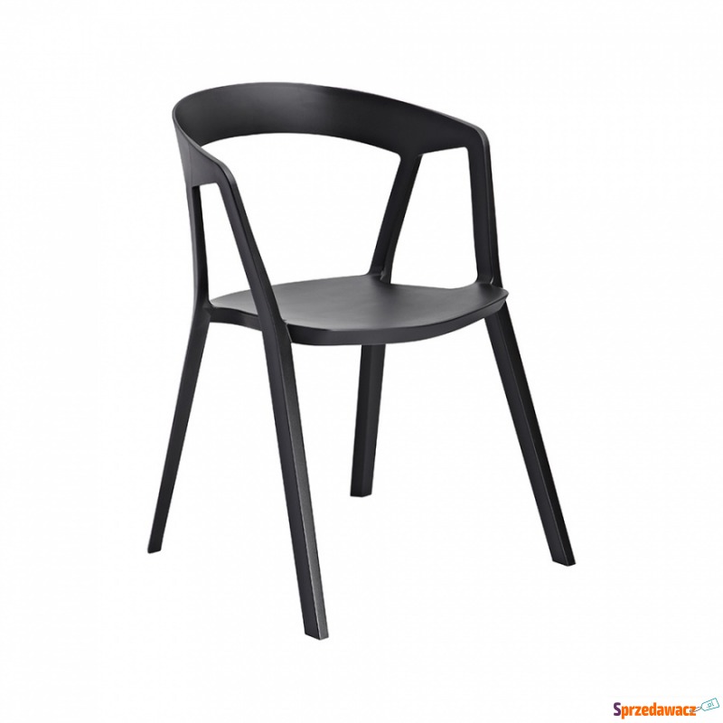 Krzesło Vibia King Home czarne - Krzesła do salonu i jadalni - Rybnik