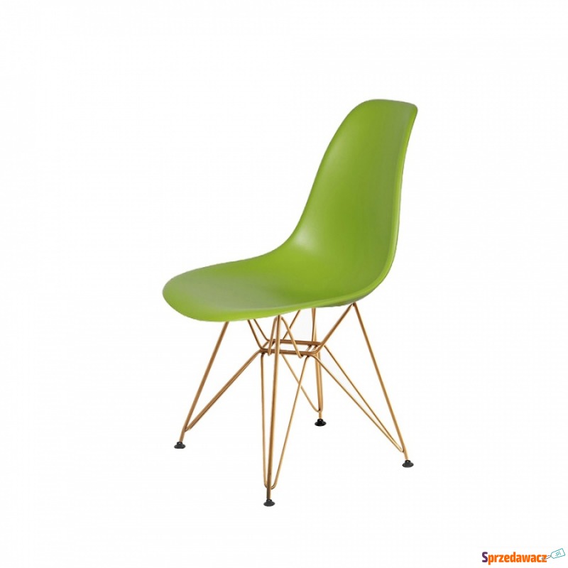 Krzesło DSR Gold King Home soczysta zieleń - Krzesła do salonu i jadalni - Psary