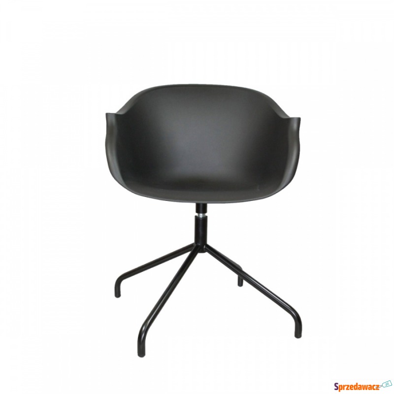 Krzesło Roundy D2.Design czarne - Krzesła do salonu i jadalni - Rypin