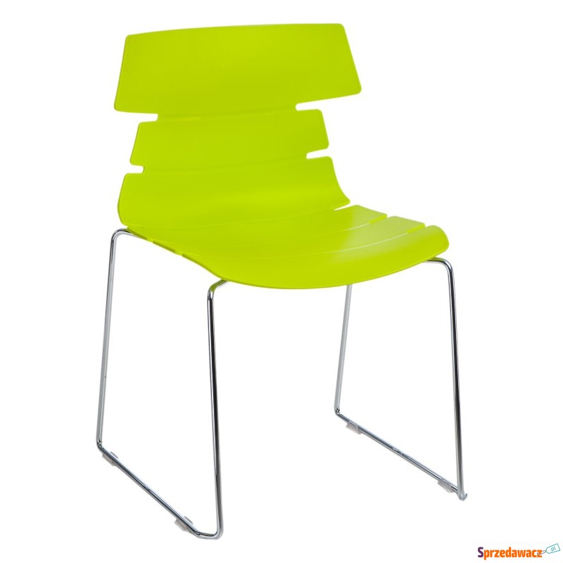 Krzesło Techno SL PP D2 zielone - Krzesła do salonu i jadalni - Miszkowice