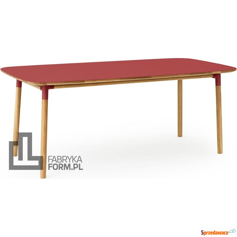 Stół Form 95x200 cm czerwony - Stoły kuchenne - Piekary Śląskie