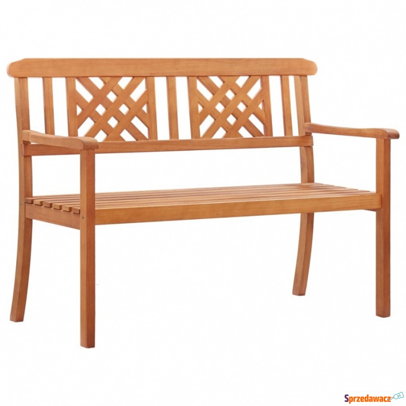 2-osobowa ławka ogrodowa, 120 cm, lite drewno... - Krzesła ogrodowe - Czeladź