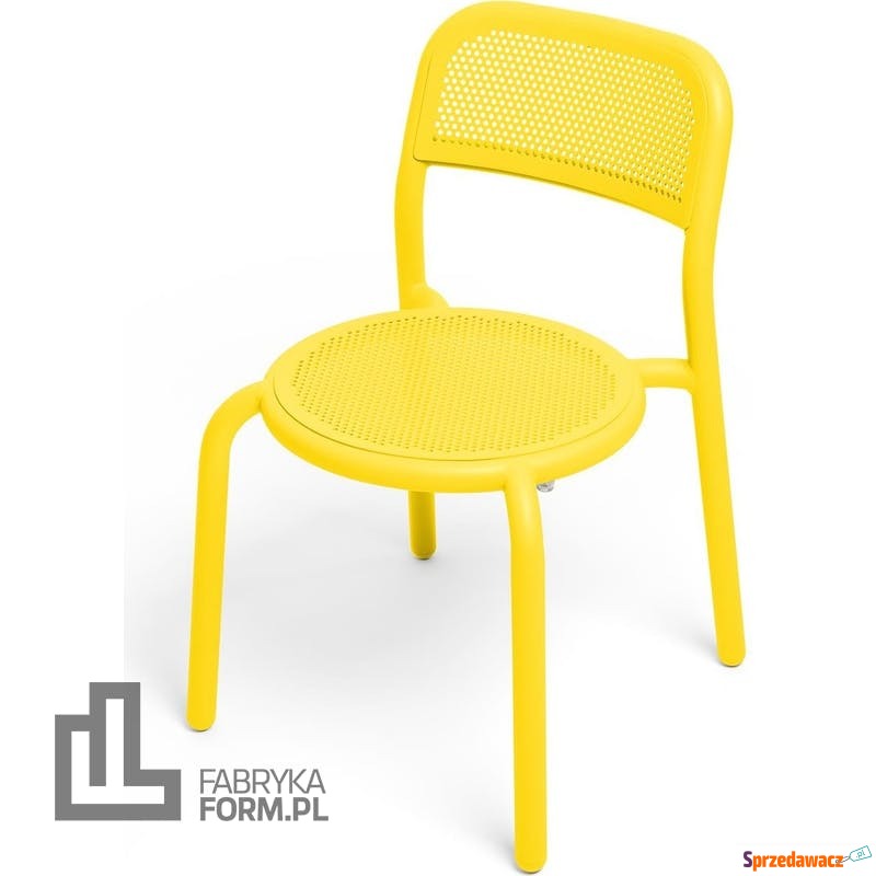 Krzesło ogrodowe Toni żółte - Fotele, sofy ogrodowe - Gorzów Wielkopolski