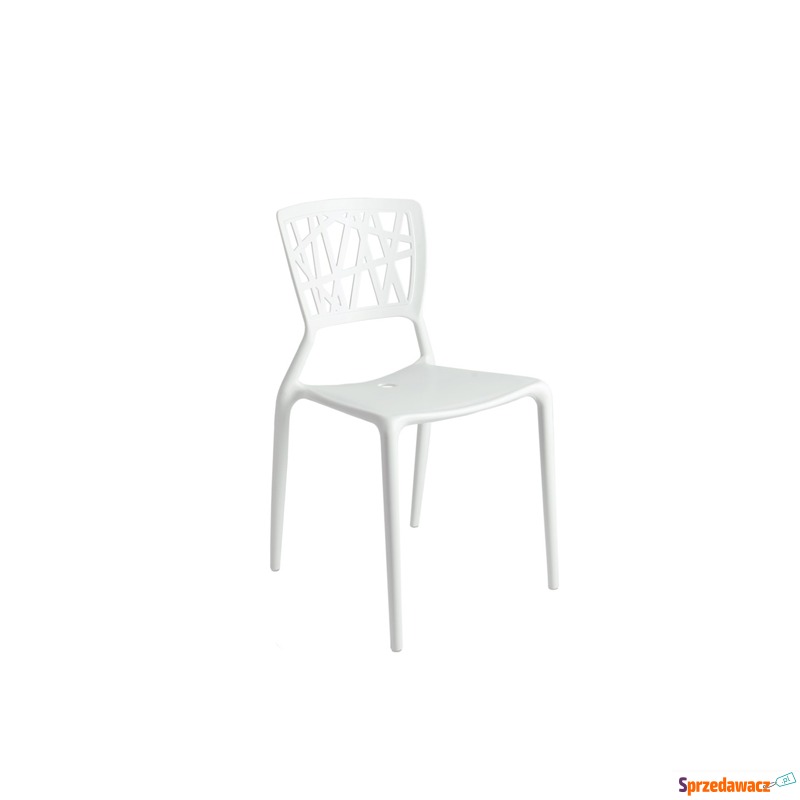 Krzesło Bush białe - Krzesła do salonu i jadalni - Pabianice