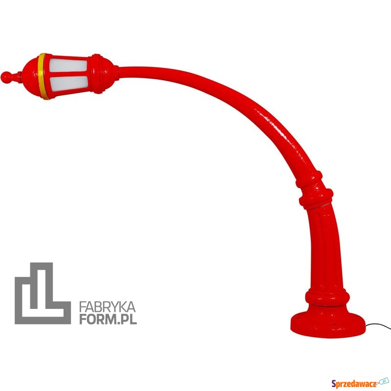 Lampa podłogowa Street Lamp zewnętrzna czerwona - Lampy stojące - Nysa