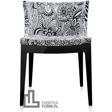 Krzesło Mademoiselle a la mode czarne Missoni cartagena
