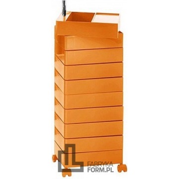 Szafka 360 10 szuflad pomarańczowa