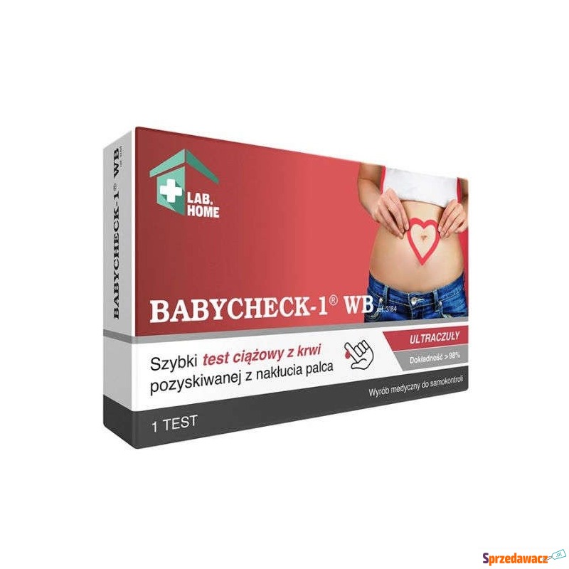 Babycheck-1 wb test ciążowy z krwi pozyskanej... - Pozostałe artykuły - Wołomin