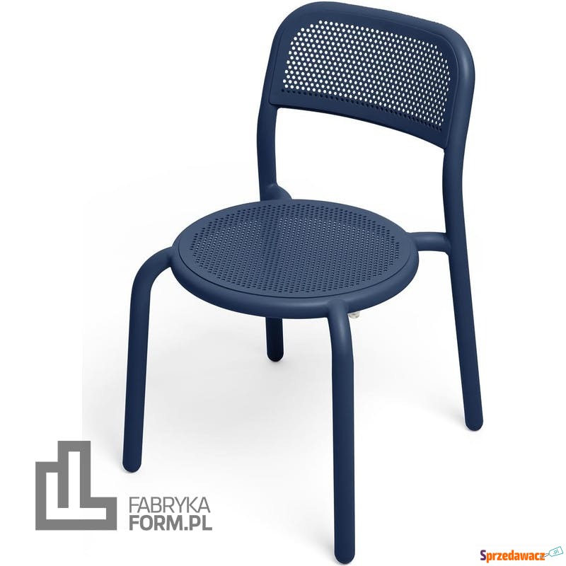 Krzesło ogrodowe Toni niebieskie - Fotele, sofy ogrodowe - Pruszków