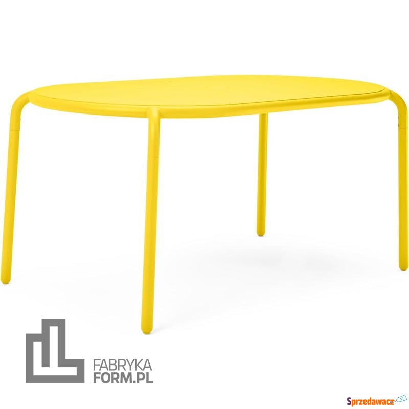 Stolik ogrodowy Toni Tavolo żółty - Stoły, ławy, stoliki - Konin