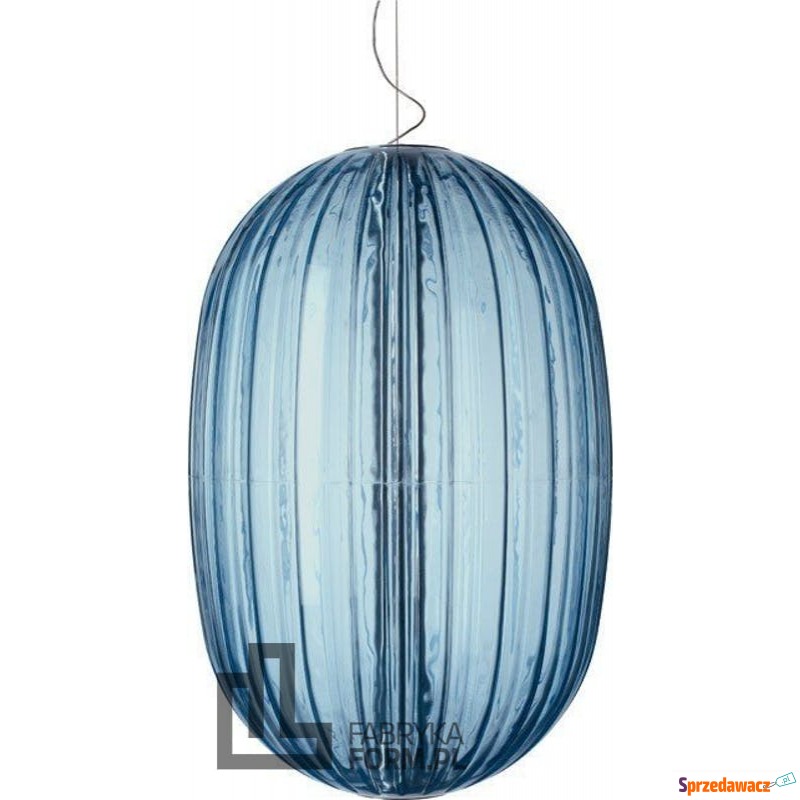 Lampa wisząca Plass niebieska LED - Lampy wiszące, żyrandole - Wieluń