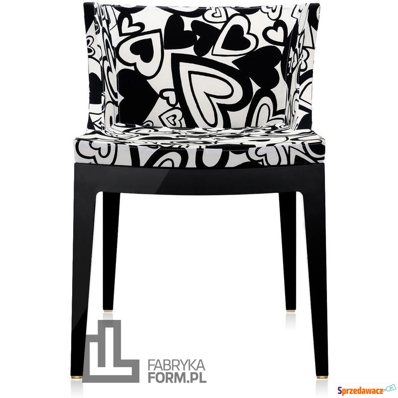 Krzesło Mademoiselle a la mode czarne Moschino... - Sofy, fotele, komplety... - Wyczechowo