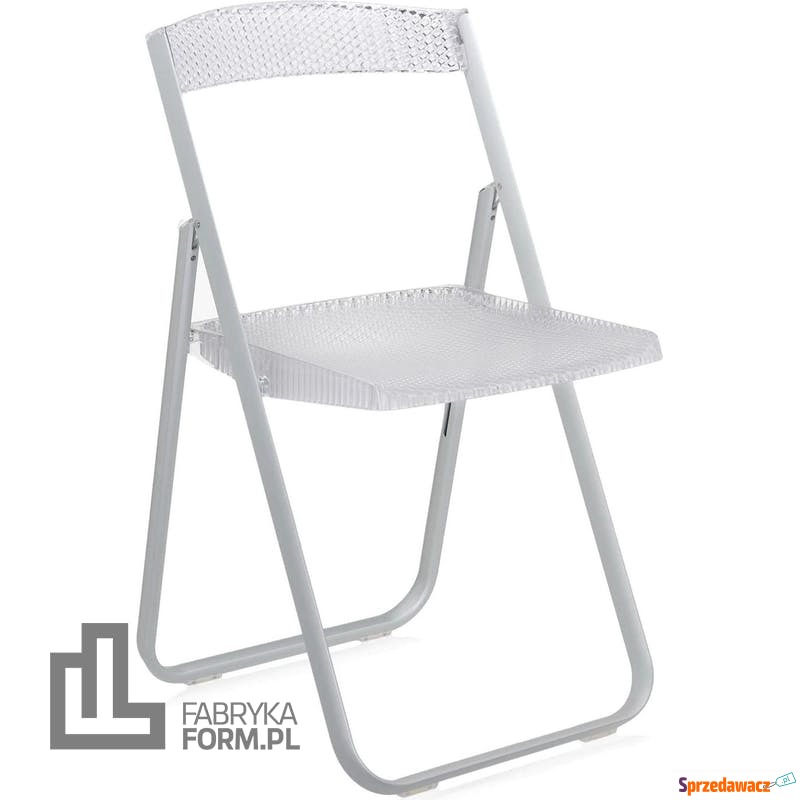 Krzesło Honeycomb przezroczyste kryształowe - Fotele, sofy ogrodowe - Kętrzyn