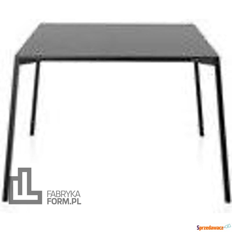 Stół Table_One 159 x 100 cm czarny blat z pol... - Stoły kuchenne - Ostrołęka