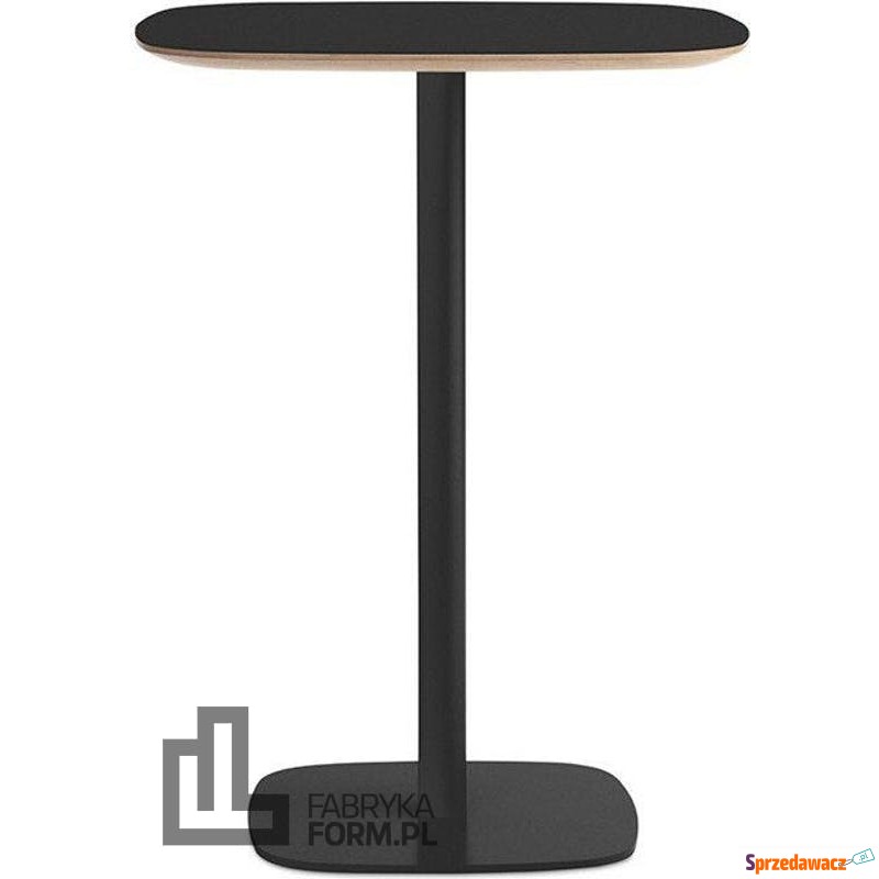 Stół kwadratowy Form 94,5 cm czarny - Stoły kuchenne - Łomża
