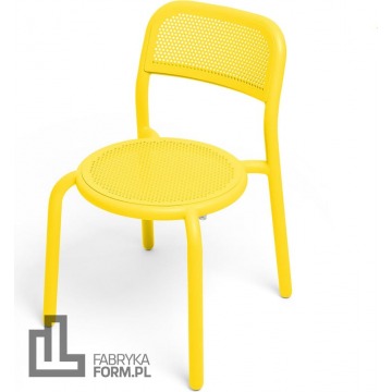 Krzesła ogrodowe Toni 2 szt. żółte