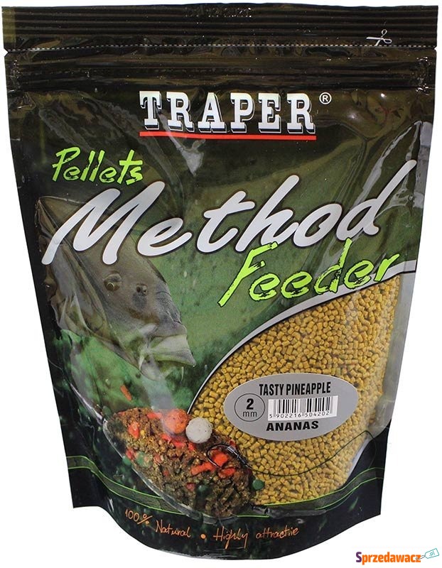 pellet traper method feeder 2mm 500g ananas 04311 - Zanęty i przynęty - Lębork