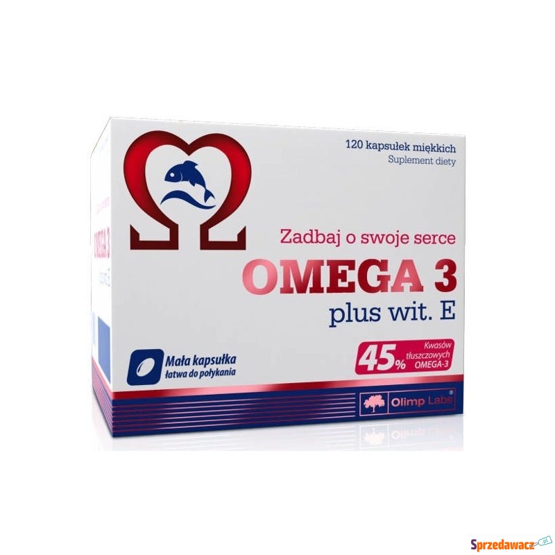 Olimp omega 3 plus 500mg x 120 kapsułek - Witaminy i suplementy - Chorzów