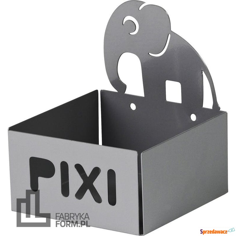 Półka Pixi kwadratowa szary słoń - Przechowywanie - Zabrze