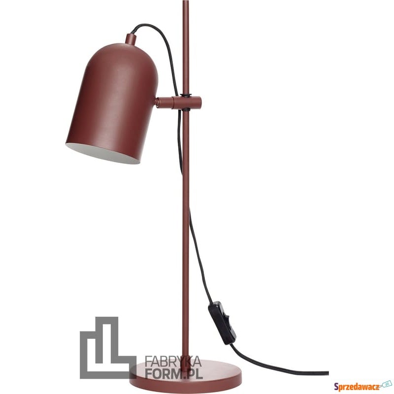 Lampka stołowa Hübsch czerwona metalowa - Lampy stołowe - Stalowa Wola