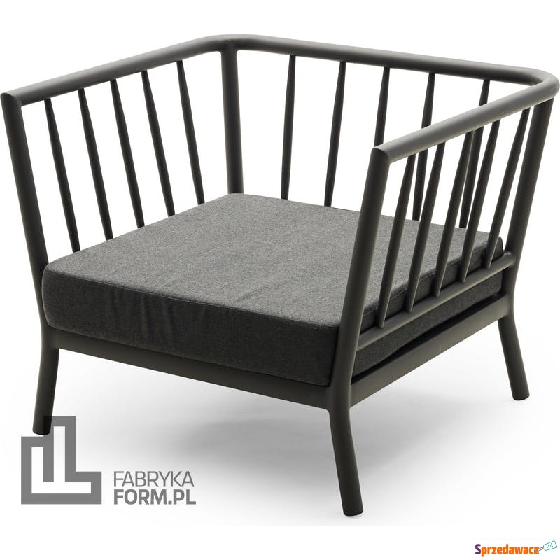 Krzesło Tradition Lounge czarne - Fotele, sofy ogrodowe - Kielce