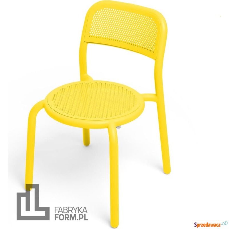Krzesła ogrodowe Toni 2 szt. żółte - Fotele, sofy ogrodowe - Busko-Zdrój