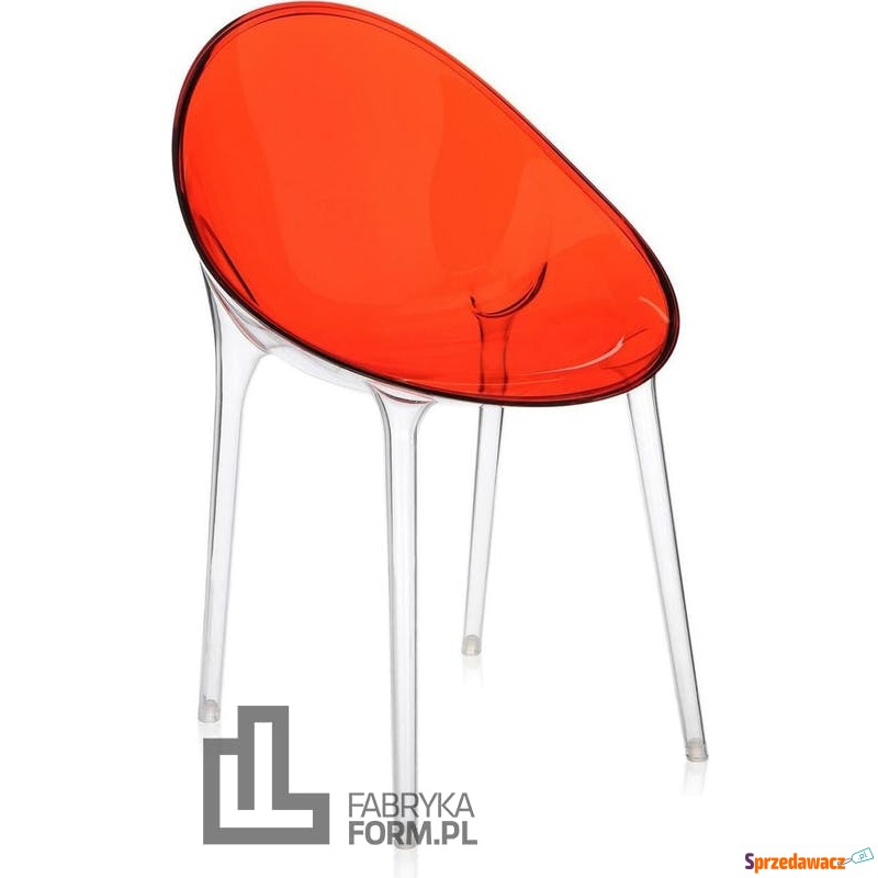 Krzesło Mr. Impossible czerwonopomarańczowe - Sofy, fotele, komplety... - Jaworzno