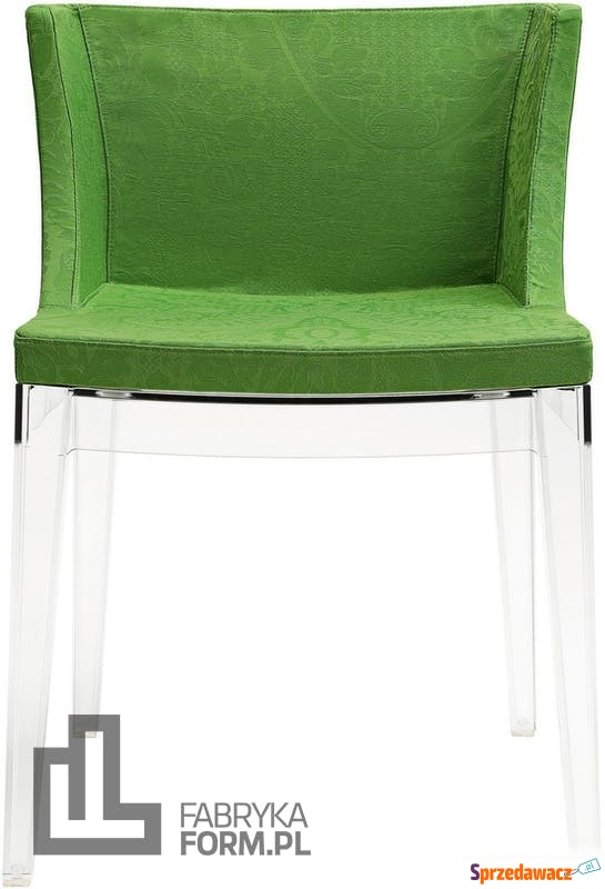 Krzesło Mademoiselle przezroczysty korpus adamaszek - Sofy, fotele, komplety... - Gdynia
