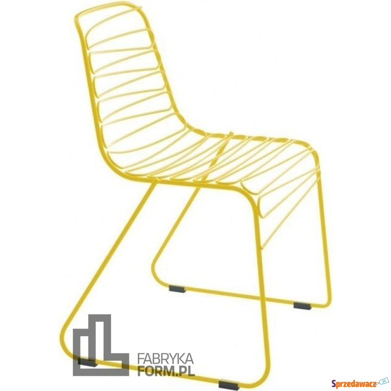 Krzesło Magis Flux żółte - Sofy, fotele, komplety... - Pruszków