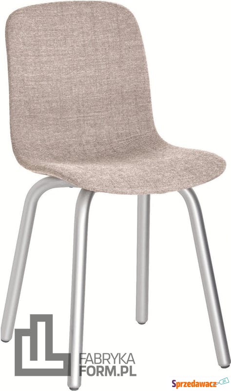 Krzesło Substance tapicerowane aluminium jasn... - Sofy, fotele, komplety... - Czaplinek
