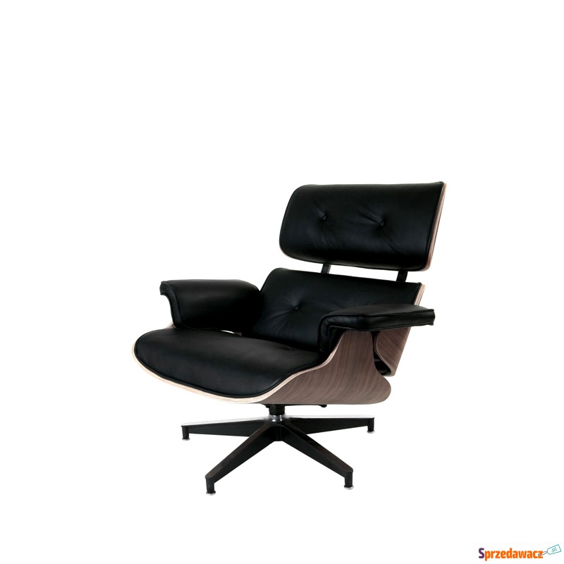 Fotel biurowy Vip czarny/walnut/standard base... - Krzesła biurowe - Borzestowo