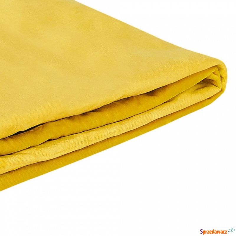 Wymienne obicie do łóżka 160 x 200 cm żółte FITOU - Pozostałe meble sypialniane - Płock