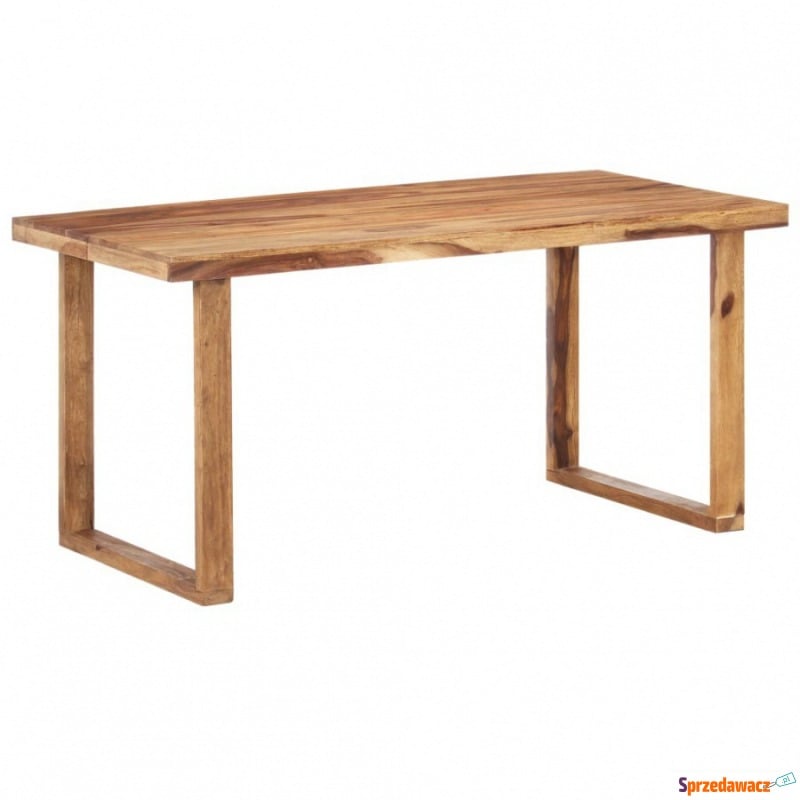 Stół do jadalni, 160 x 80 x 76 cm, lite drewno... - Stoły kuchenne - Orzesze