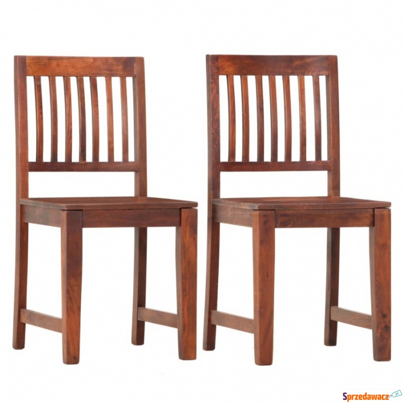 Krzesła do kuchni 2 szt. lite drewno mango - Krzesła kuchenne - Gorlice