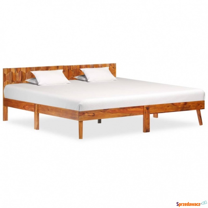 Rama łóżka, lite drewno sheesham, 180 x 200 cm - Łóżka - Krotoszyn