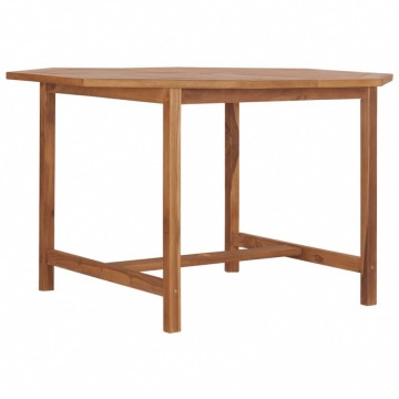 Stół ogrodowy, 120x120x75 cm, lite drewno tekowe